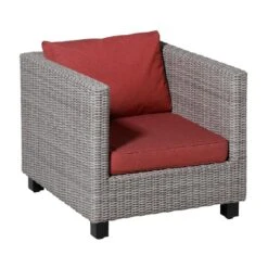 Perel Lounge Profi-line Outdoor Manchester Red -Tuinwinkel 1000041072 0111