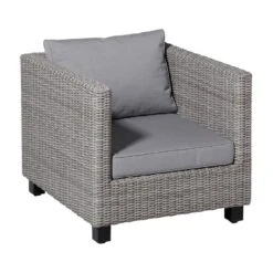 Perel Lounge Profi-line Outdoor Manchester Light Grey -Tuinwinkel 1000041077 0111