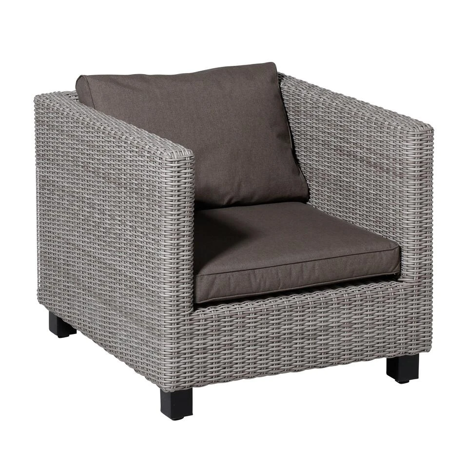 Madison Lounge Luxe Outdoor Oxford Taupe Zitkussen 60x60cm 6 Madison Lounge Luxe Outdoor Oxford Taupe Zitkussen 60x60cm - Afbeelding 4