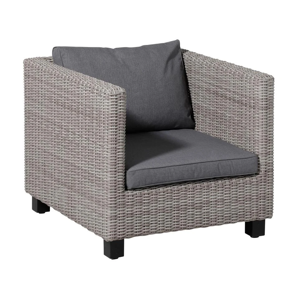 Madison Lounge Luxe Outdoor Oxford Grey Zitkussen 60x60cm 6 Madison Lounge Luxe Outdoor Oxford Grey Zitkussen 60x60cm - Afbeelding 4