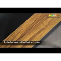 Garden Impressions Plaza Lounge Dining Set 5-delig Teaklook -Tuinwinkel 1000041620 0103