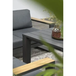 Garden Impressions Plaza Lounge Dining Set 5-delig Teaklook -Tuinwinkel 1000041620 0104