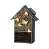 Lumineo Insectenhotel - Grijsgroen - Solar Lampjes - 31 Cm 1 Lumineo Insectenhotel - Grijsgroen - Solar Lampjes - 31 Cm -Tuinwinkel 1000042843