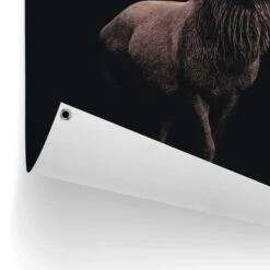 Tuinposter Hert 80x60 Cm Bruin -Tuinwinkel 1000042855 0102