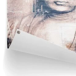 Tuinposter Boeddha 80x60 Cm Bruin -Tuinwinkel 1000042856 0102