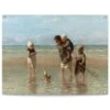 Tuinposter Israëls Kinderen Der Zee 60x80 Cm Beige -Tuinwinkel 1000042886