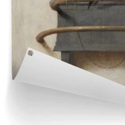 Tuinposter Carel Fabritius Het Puttertje 80x60 Cm Bruin -Tuinwinkel 1000042889 0102