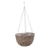 Plantenpot - Bruin - Rieten Mand - Hanging Basket - 31 Cm -Tuinwinkel 1000042927