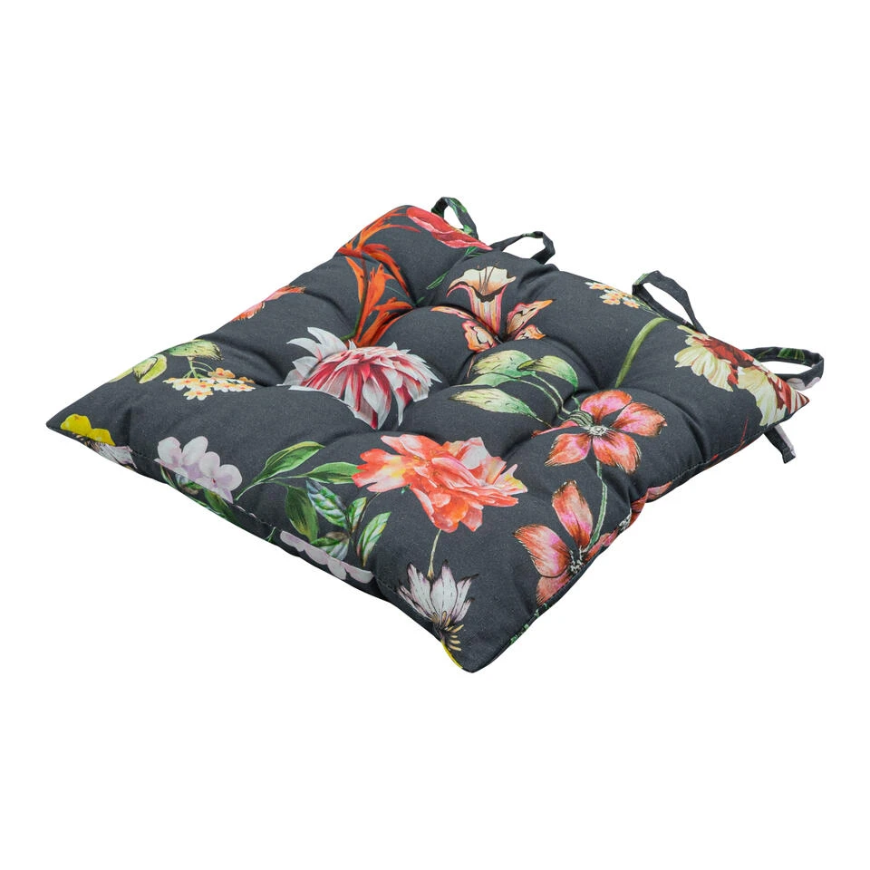 Madison - Zitkussen - Hortus Grey - 46x46 - Grijs 3 Madison - Zitkussen - Hortus Grey - 46x46 - Grijs