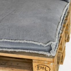 Unique Living Rugkussen Manouk Grijs - 120 X 40cm -Tuinwinkel 1000045307 0102