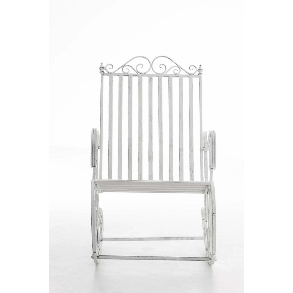 Clp Schommelstoel Smilla Antiek Wit 4 Clp Schommelstoel Smilla Antiek Wit - Afbeelding 2