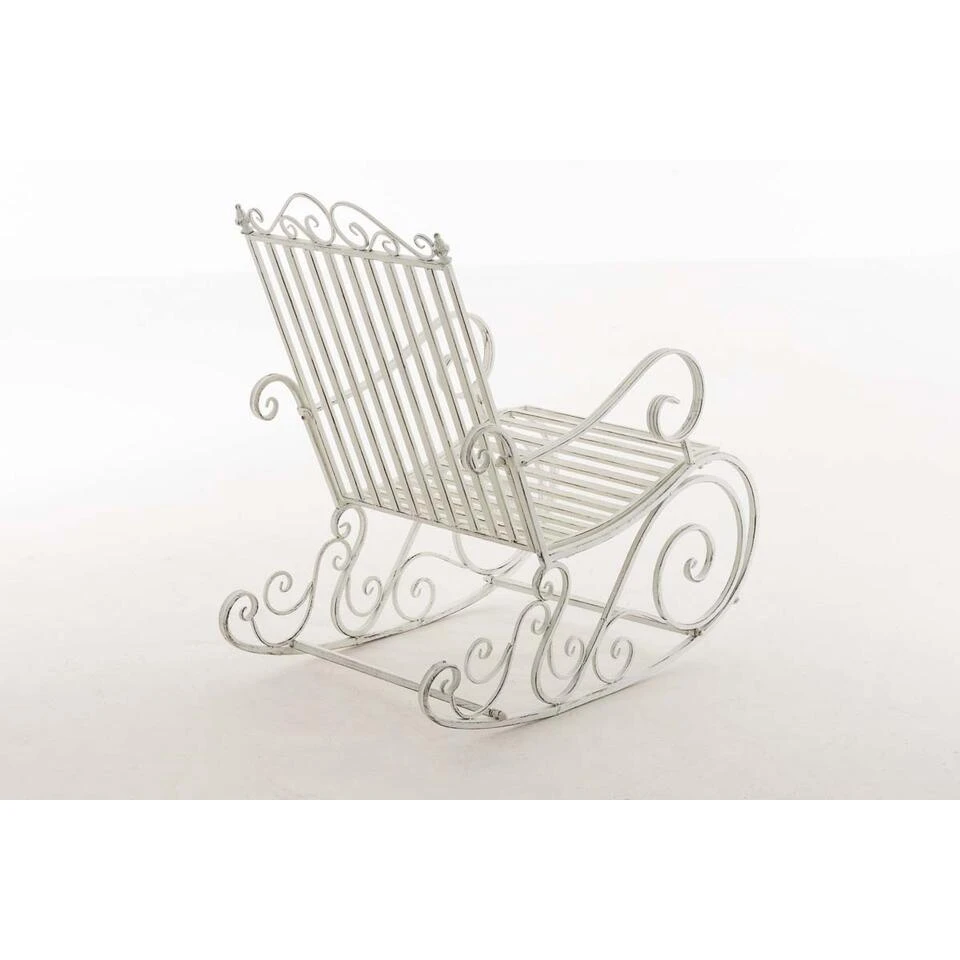 Clp Schommelstoel Smilla Antiek Wit 6 Clp Schommelstoel Smilla Antiek Wit - Afbeelding 4