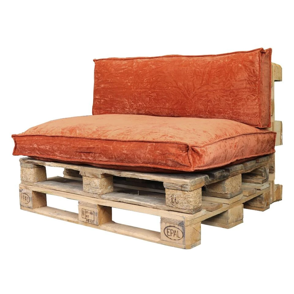 Unique Living Palletkussen Bay Oranje - 120x80cm 4 Unique Living Palletkussen Bay Oranje - 120x80cm - Afbeelding 2