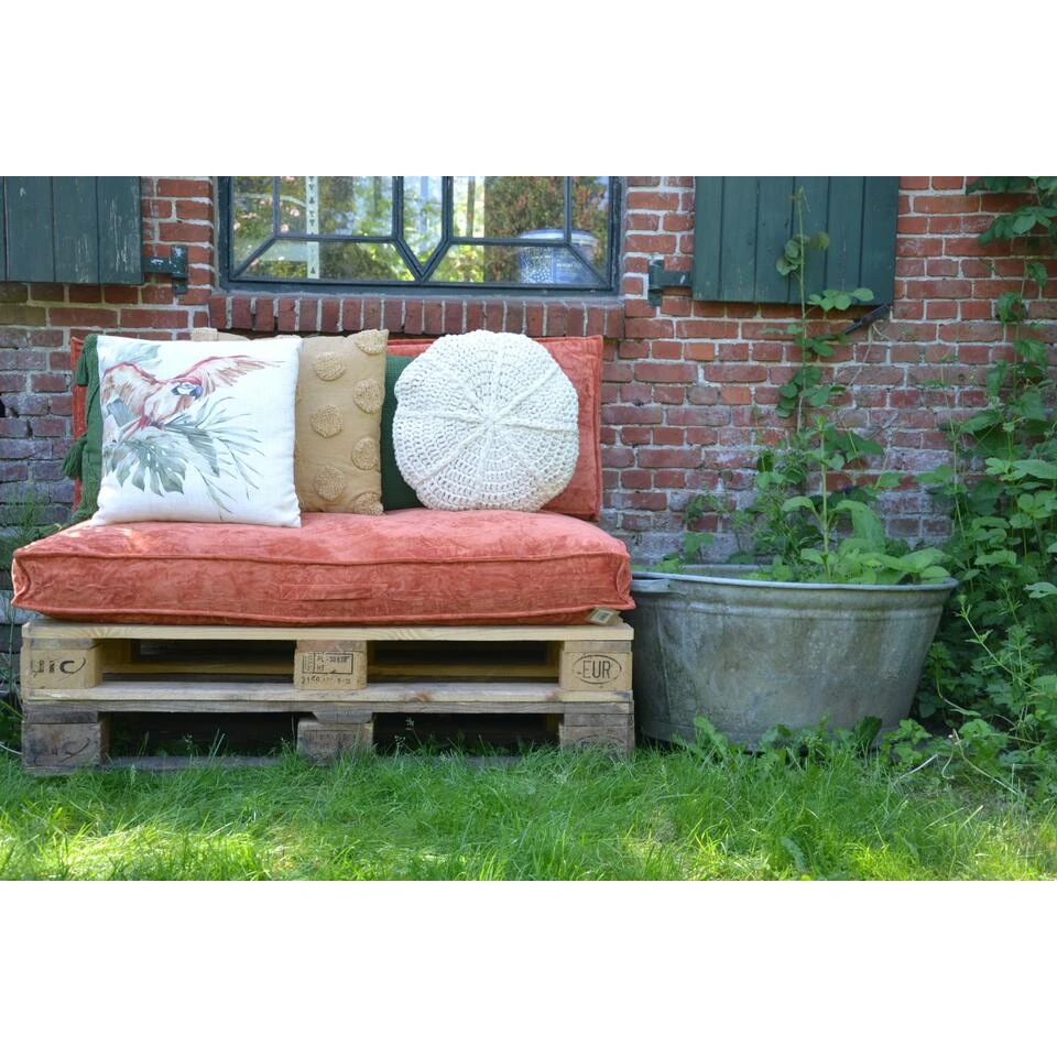 Unique Living Palletkussen Bay Oranje - 120x80cm 6 Unique Living Palletkussen Bay Oranje - 120x80cm - Afbeelding 4