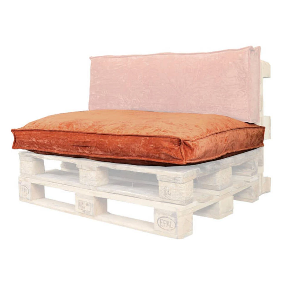 Unique Living Palletkussen Bay Oranje - 120x80cm 3 Unique Living Palletkussen Bay Oranje - 120x80cm