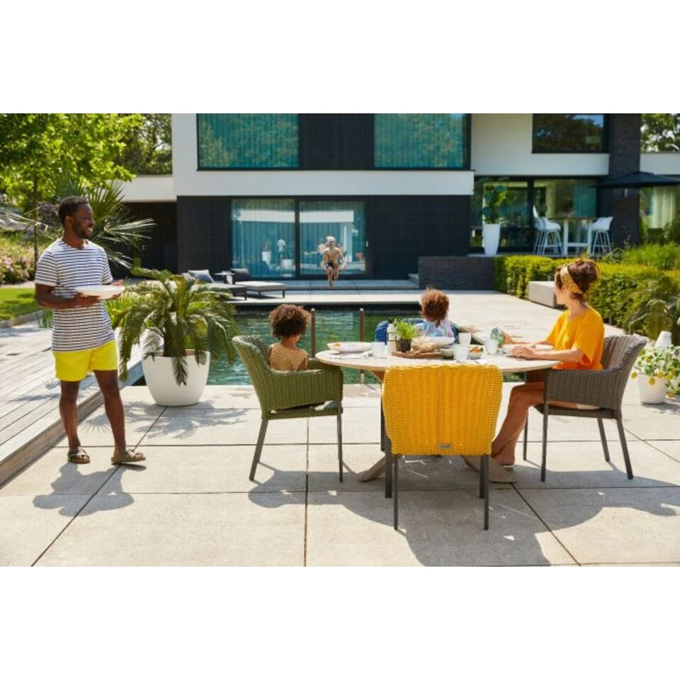 Hartman Cairo Tuinstoel Xerix - Green - Inclusief Kussen 5 Hartman Cairo Tuinstoel Xerix - Green - Inclusief Kussen - Afbeelding 3