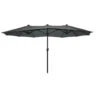 SenS-Line - Marbella Parasol Grijs 270x450 Cm - Grijs -Tuinwinkel 1000049251
