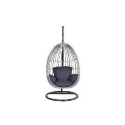 Garden Impressions Panama Swing Egg Hangstoel - Cloudy Grey -Tuinwinkel 1000050055 0103