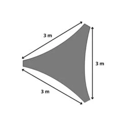 Orange85 Schaduwdoek Driehoek Grijs 3x3x3 Meter Polyester 7 Orange85 Schaduwdoek Driehoek Grijs 3x3x3 Meter Polyester -Tuinwinkel 1000050349 0110