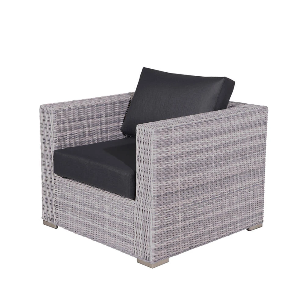 Garden Impressions Tennessee Lounge Stoel - Licht Grijs 4 Garden Impressions Tennessee Lounge Stoel - Licht Grijs - Afbeelding 2