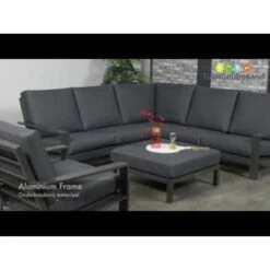 Garden Impressions Coba Loungeset 4-delig - Donker Grijs -Tuinwinkel 1000052912 0103