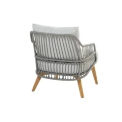 4-Seasons Sempre Loungestoel - Teak/Silver Grey (1 St.) -Tuinwinkel 1000052970 0103