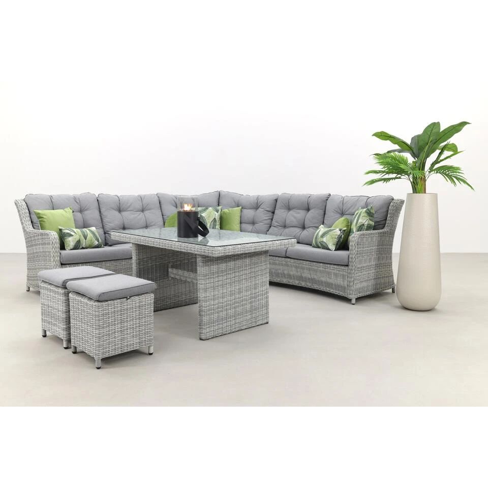 Suns Richmond Lounge Diningset - Pearl 4 Suns Richmond Lounge Diningset - Pearl - Afbeelding 2