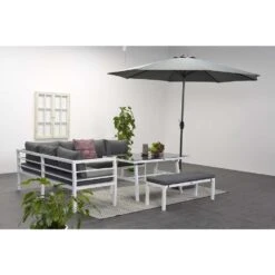 Garden Impressions Bari Lounge Diningset - 4 Delig - Wit 9 Garden Impressions Bari Lounge Diningset - 4 Delig - Wit -Tuinwinkel 1000053012 0103