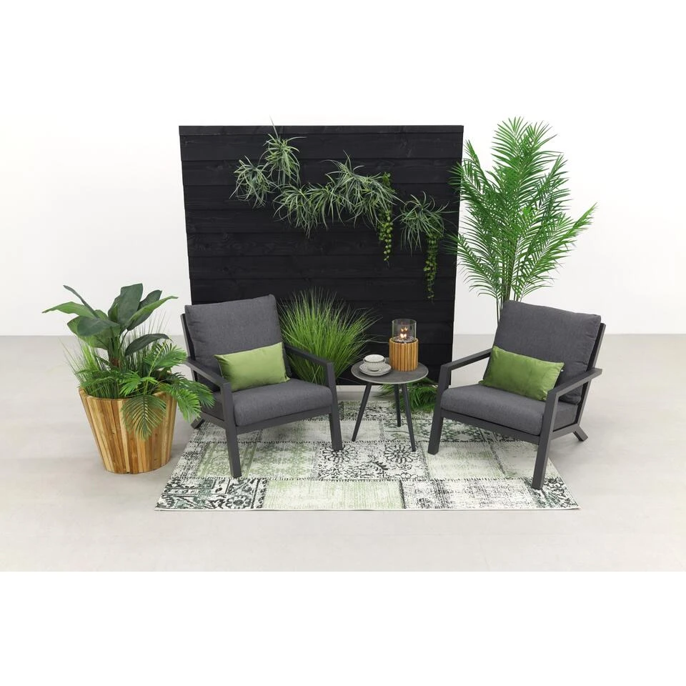 VDG Atlanta Loungestoelen/Brasilia Bijzettafel - Loungeset 3-delig 4 VDG Atlanta Loungestoelen/Brasilia Bijzettafel - Loungeset 3-delig - Afbeelding 2