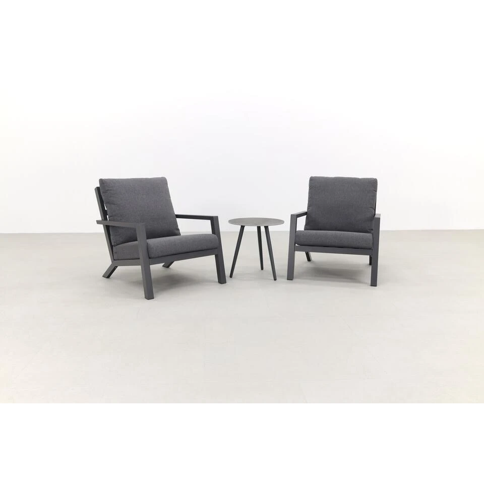 VDG Atlanta Loungestoelen/Brasilia Bijzettafel - Loungeset 3-delig 5 VDG Atlanta Loungestoelen/Brasilia Bijzettafel - Loungeset 3-delig - Afbeelding 3