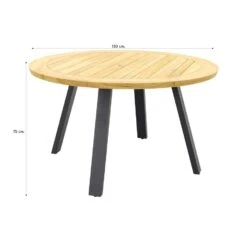 Taste Ambassador Tuintafel - 130 Cm. Rond -Tuinwinkel 1000053246 0101