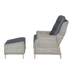 Garden Impressions Santa Rosa Relax Tuinstoel+voetenbank Vintage -Tuinwinkel 1000054029 0104