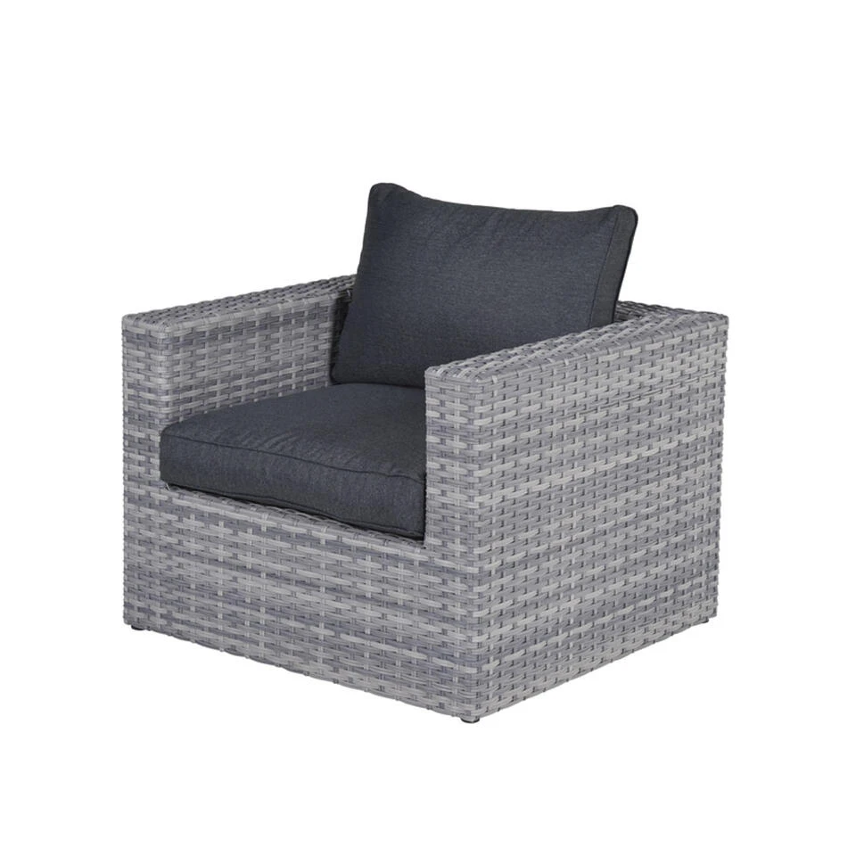 Garden Impressions Carlo Lounge Tuinstoel - Licht Grijs 4 Garden Impressions Carlo Lounge Tuinstoel - Licht Grijs - Afbeelding 2