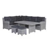 Garden Impressions Alaska Lounge Dining Set Links - Grijs -Tuinwinkel 1000054036