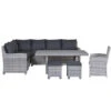 Garden Impressions Alaska Lounge Dining Set 6-delig Links - Grijs 2 Garden Impressions Alaska Lounge Dining Set 6-delig Links - Grijs -Tuinwinkel 1000054041