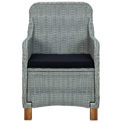 VidaXL Tuinstoelen 2 St Met Kussens Poly Rattan Lichtgrijs 8 VidaXL Tuinstoelen 2 St Met Kussens Poly Rattan Lichtgrijs -Tuinwinkel 1000056516 0103