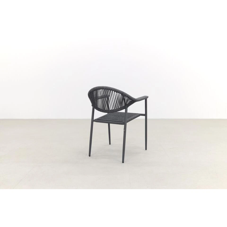 GreenChair Comfort Dining Tuinstoel - Antraciet 6 GreenChair Comfort Dining Tuinstoel - Antraciet - Afbeelding 4