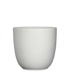Mica Decorations Tusca Bloempot - H28,5 X Ø31 Cm - Mat - Wit
