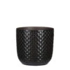 Mica Decorations Daan Bloempot - H17,5 X Ø19 Cm - Zwart -Tuinwinkel 1000058711