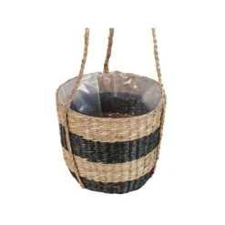 Beliani Bloempot Voor Binnen RUFFE - Beige Zeewier -Tuinwinkel 1000062262 0103