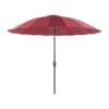 Beliani Marktscherm BAIA - Rood Polyester 2 Beliani Marktscherm BAIA - Rood Polyester -Tuinwinkel 1000069786