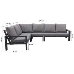 VDG Montana/Mindo Aluminium Loungeset 8 VDG Montana/Mindo Aluminium Loungeset -Tuinwinkel 1000073182 0102