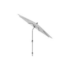 Platinum Riva Stokparasol 3 M. Rond - Light Grey Met Voet En Hoes -Tuinwinkel 1000073256 0102