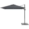Platinum Voyager Vierkante Zweefparasol T2 2,7x2,7 M. - Faded Black