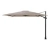 4 Seasons Zweefparasol Siesta Premium 300 X 300 Cm - Taupe -Tuinwinkel 1000074480