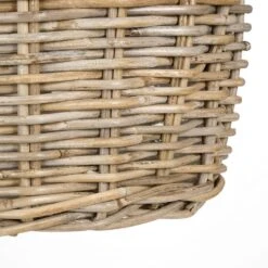Mica Decorations Marcia Plantenmand Muurhanger - Set Van 2 - Rotan -Tuinwinkel 1000077540 0103