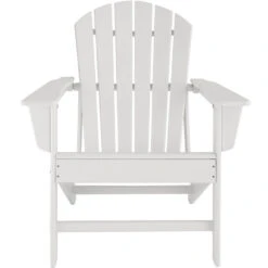 Tectake - 2 Tuinstoelen Janis Met Tafel - Houtlook - Wit -Tuinwinkel 1000078042 0102