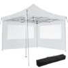 Tectake - Partytent 3x3 M. Opvouwbaar - 2 Wanden - Wit 1 Tectake - Partytent 3x3 M. Opvouwbaar - 2 Wanden - Wit -Tuinwinkel 1000078106
