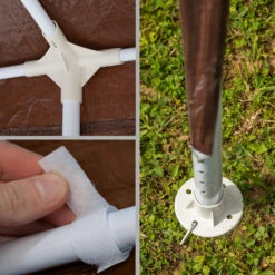 Tectake - Paviljoen Partytent Alpenhut - 9x3 M - 8 Zijdelen - 9 Tectake - Paviljoen Partytent Alpenhut - 9x3 M - 8 Zijdelen - -Tuinwinkel 1000078109 0103