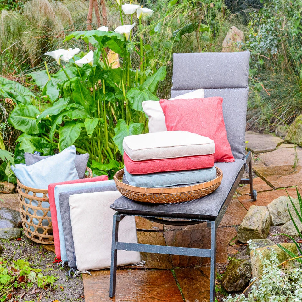 Madison - Bankkussen 110x48 - Grijs - Dark Grey Recycled Canvas 6 Madison - Bankkussen 110x48 - Grijs - Dark Grey Recycled Canvas - Afbeelding 4